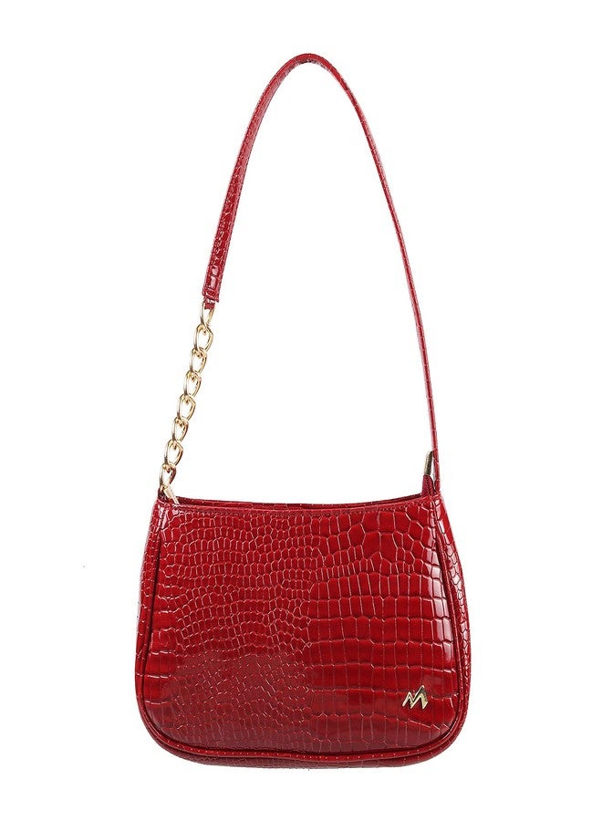 Metro Women Shoulder Bag Red (66-7631) - Image 1
